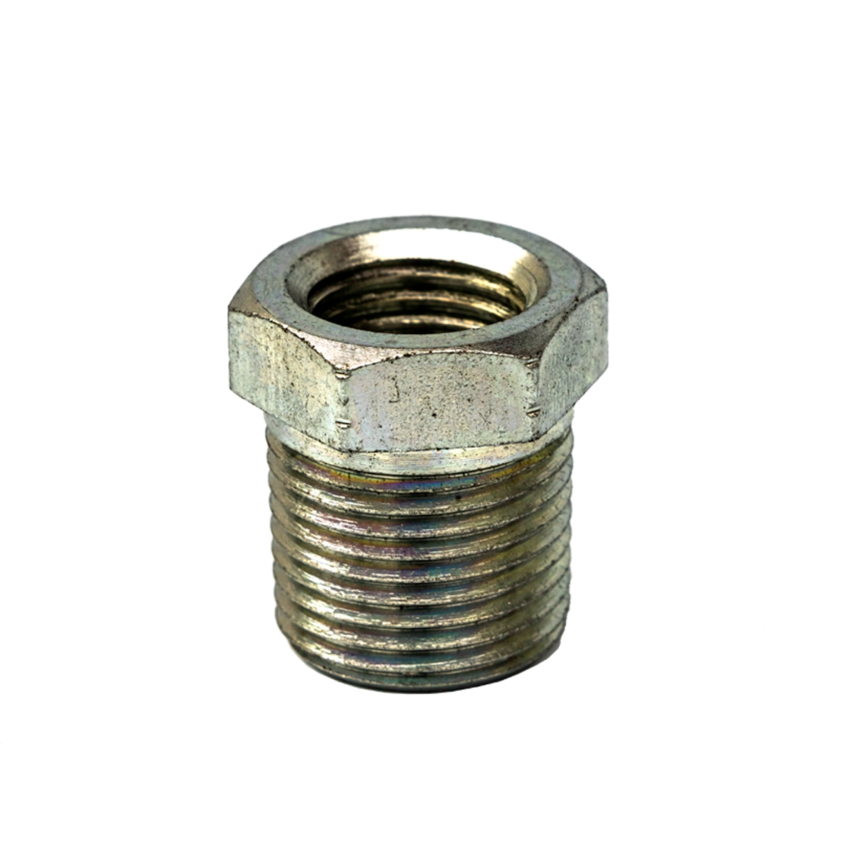 Bushing 1/2"-14NPTF Macho - 3/8"-18NPTF Hembra 10.000 PSI