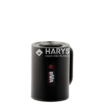 Cilindro Hidráulico de Aluminio Simple Efecto BVA HU5002T 50 Toneladas Carrera 1.97"