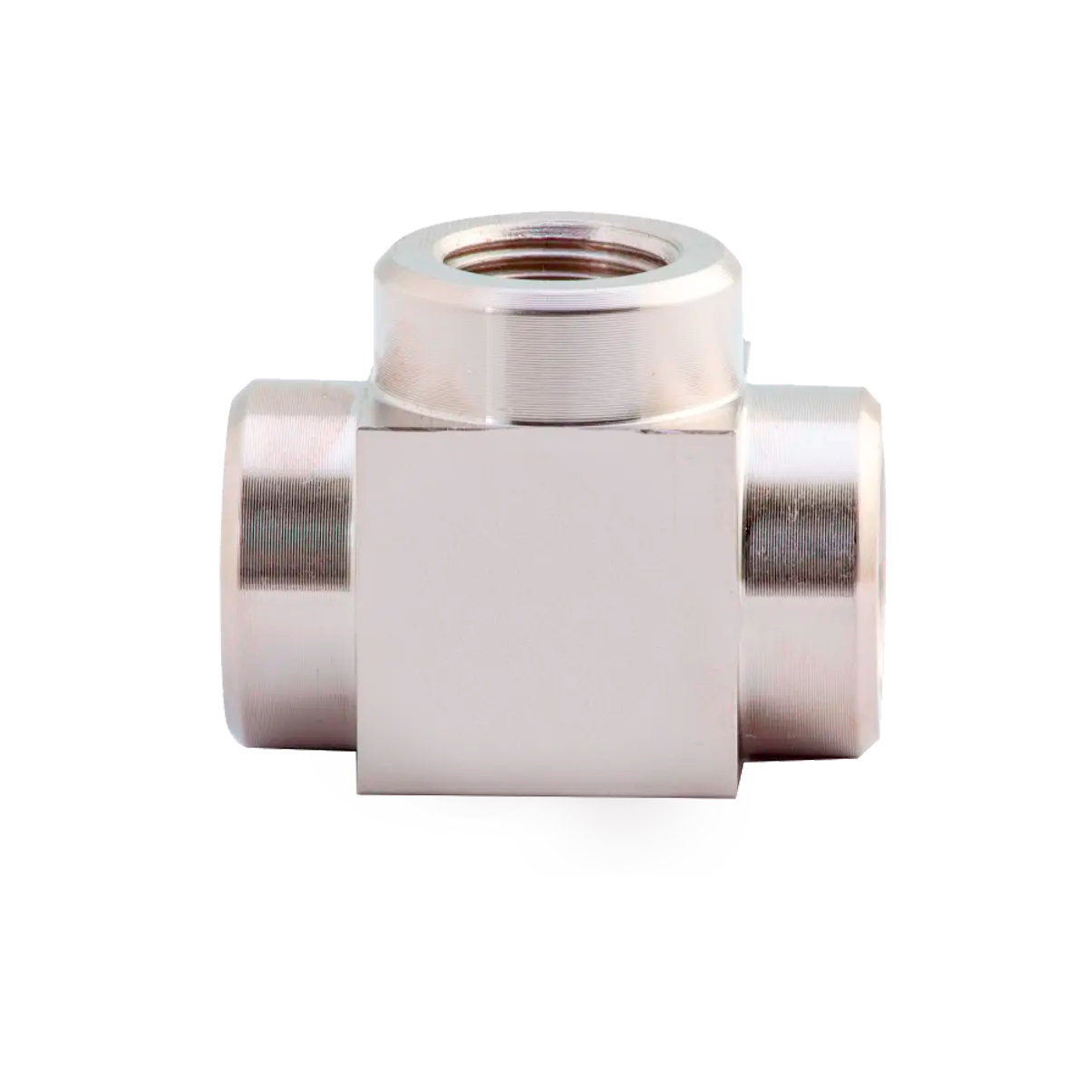 Conector 3 Vias 3/8"-18NPTF Hembra - 3/8"-18NPTF Hembra 10.000 PSI