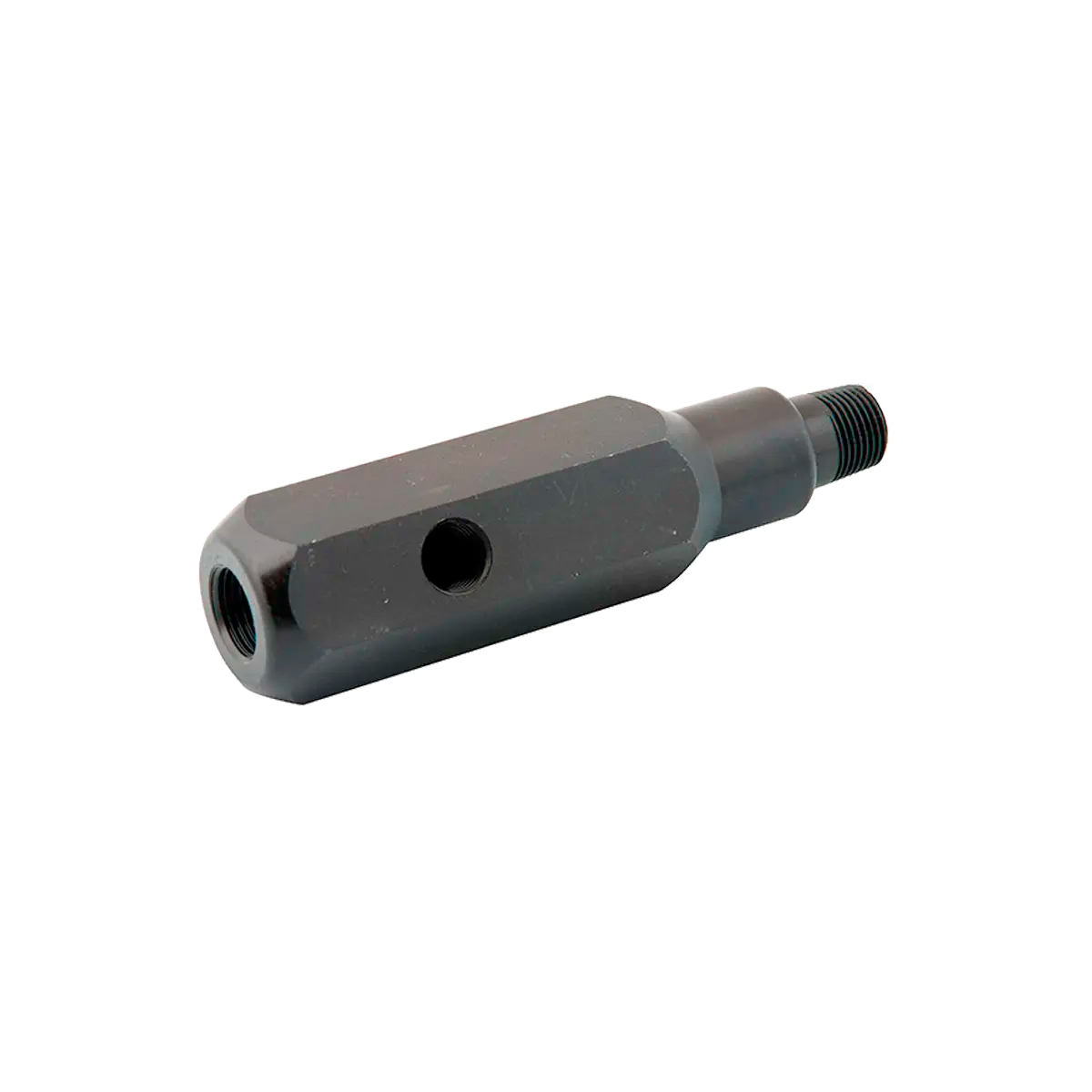 Adaptador para manometro de 10.000 PSI -  1/4"-18NPTF Hembra  -  3/8"-18NPTF Macho -  3/8"-18NPTF Hembra