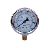 Manómetro Hidráulico de 2 1/2" 60mm de 10000 PSI - 1/4" NPT
